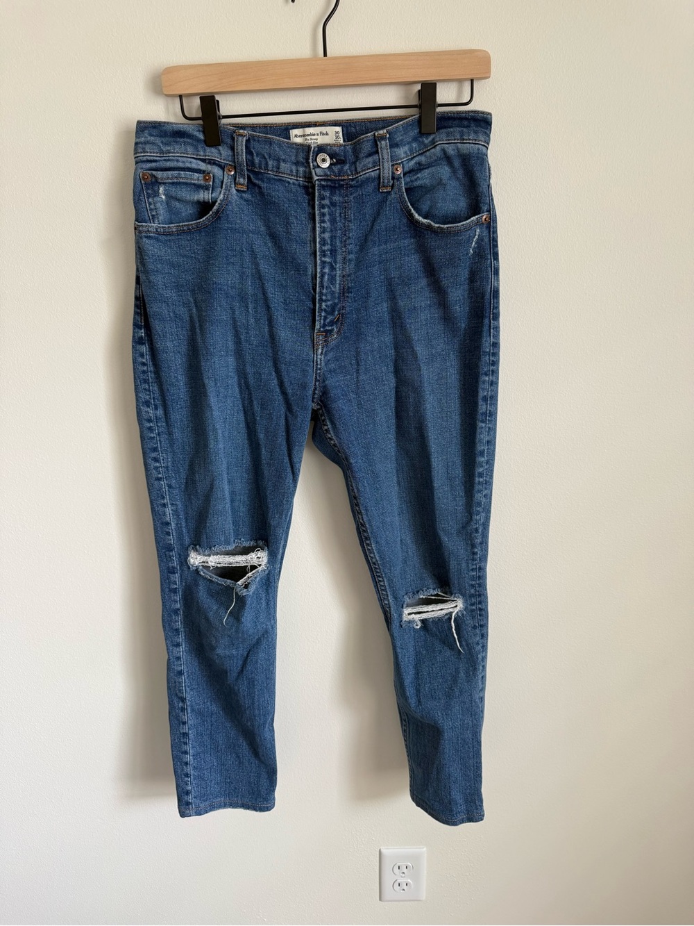 Abercrombie & Fitch The Skinny high rise denim